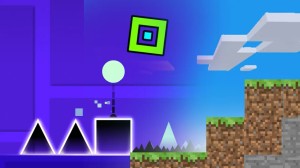 Скачать Geometry Dash in Minecraft! для Minecraft 26.2