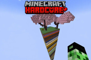 Скачать Hardcore: 1 Chunk – 100 Floors – Custom Economy для Minecraft 1.20